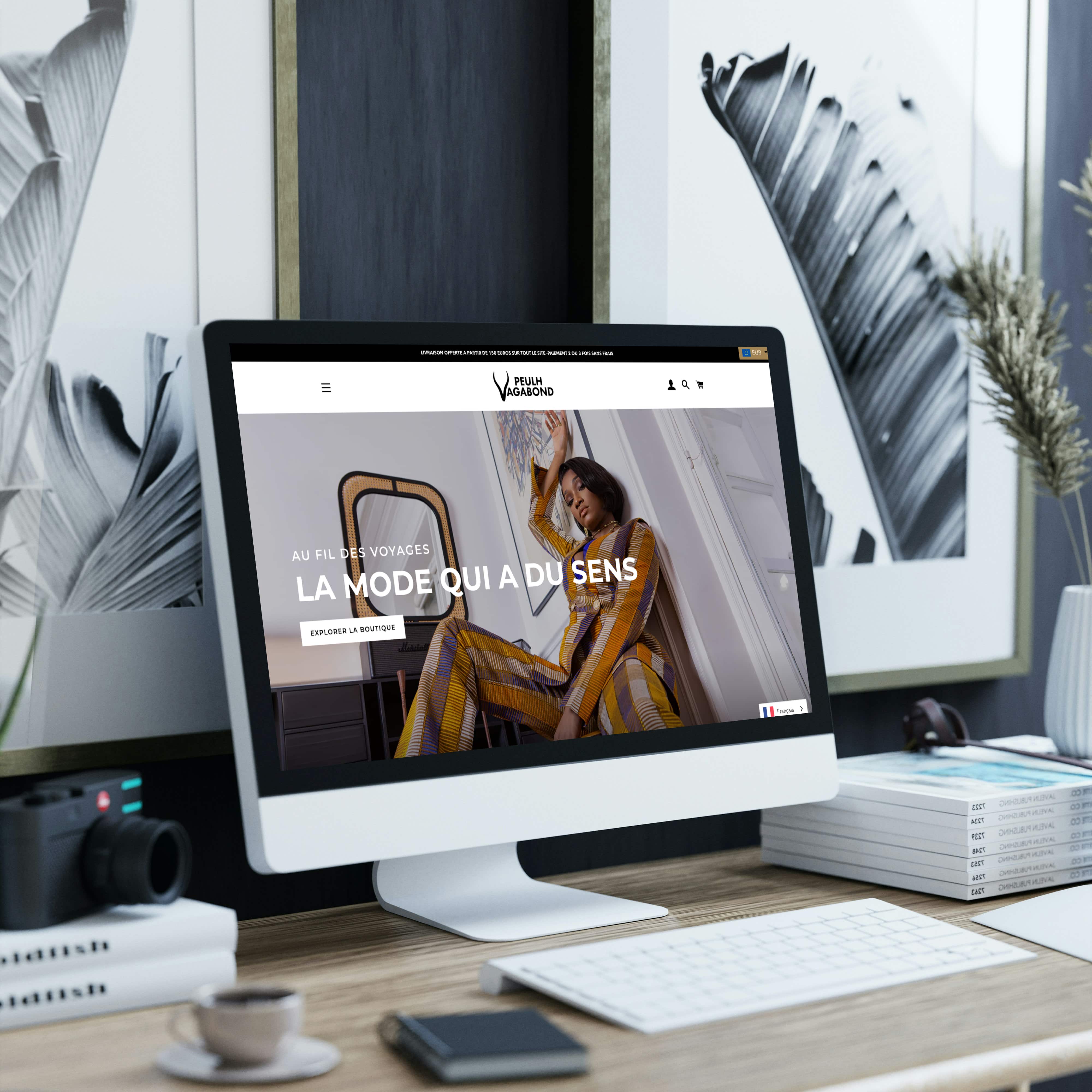 Refonte d’un site Shopify pour une marque basée à Bordeaux par Chloé Doustalet